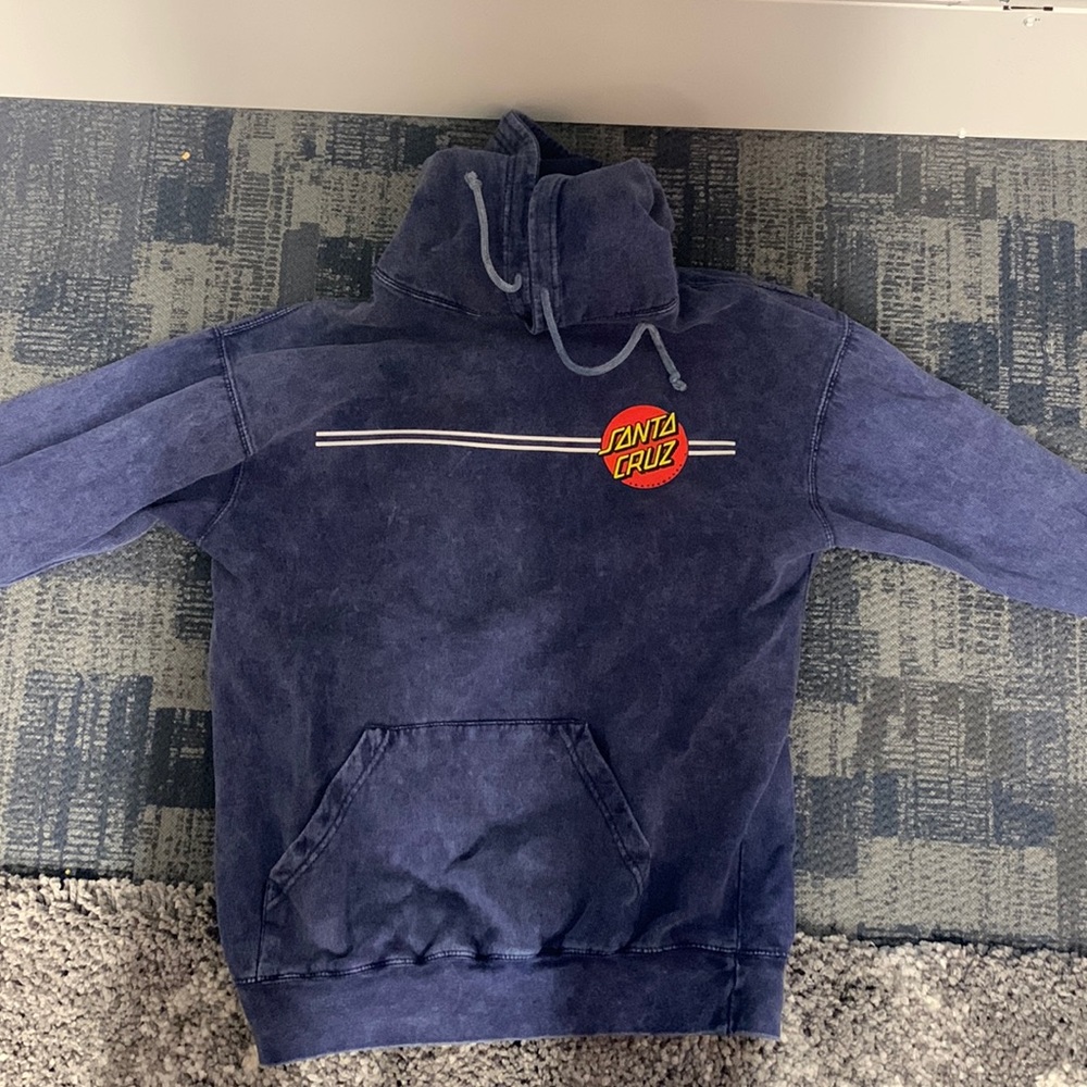 Santa Cruz blue hoodie